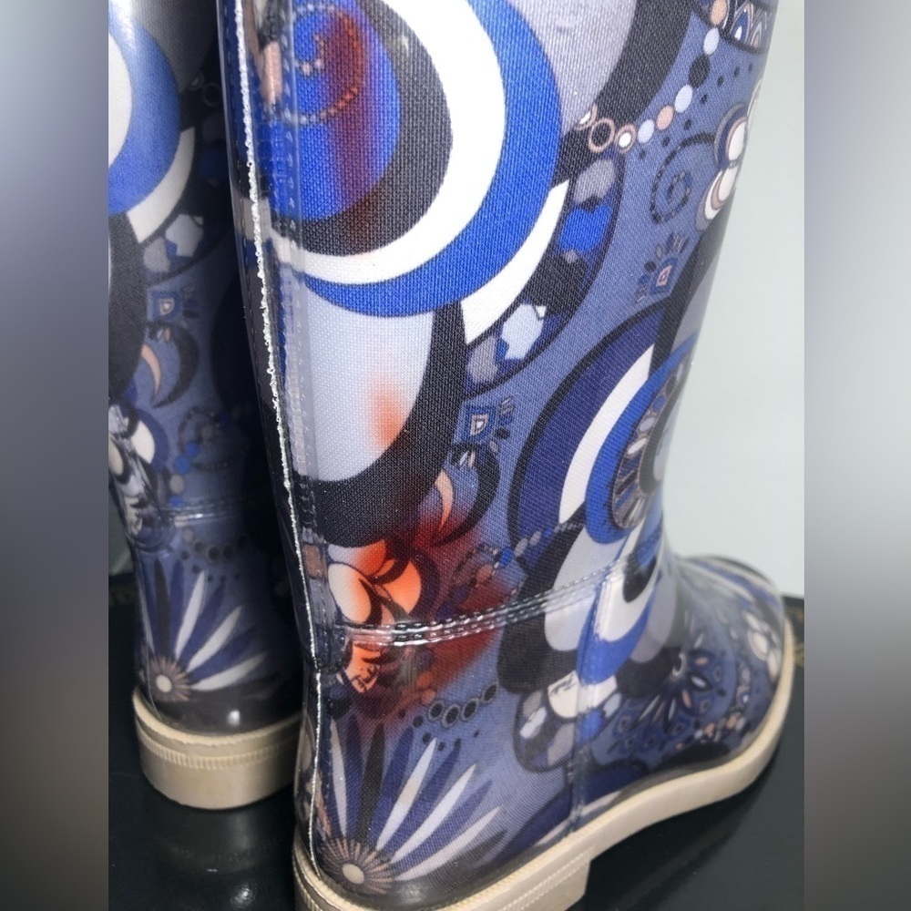Emilio Pucci Rain Boots Women's Size 37 (7) - Picture 8 of 9